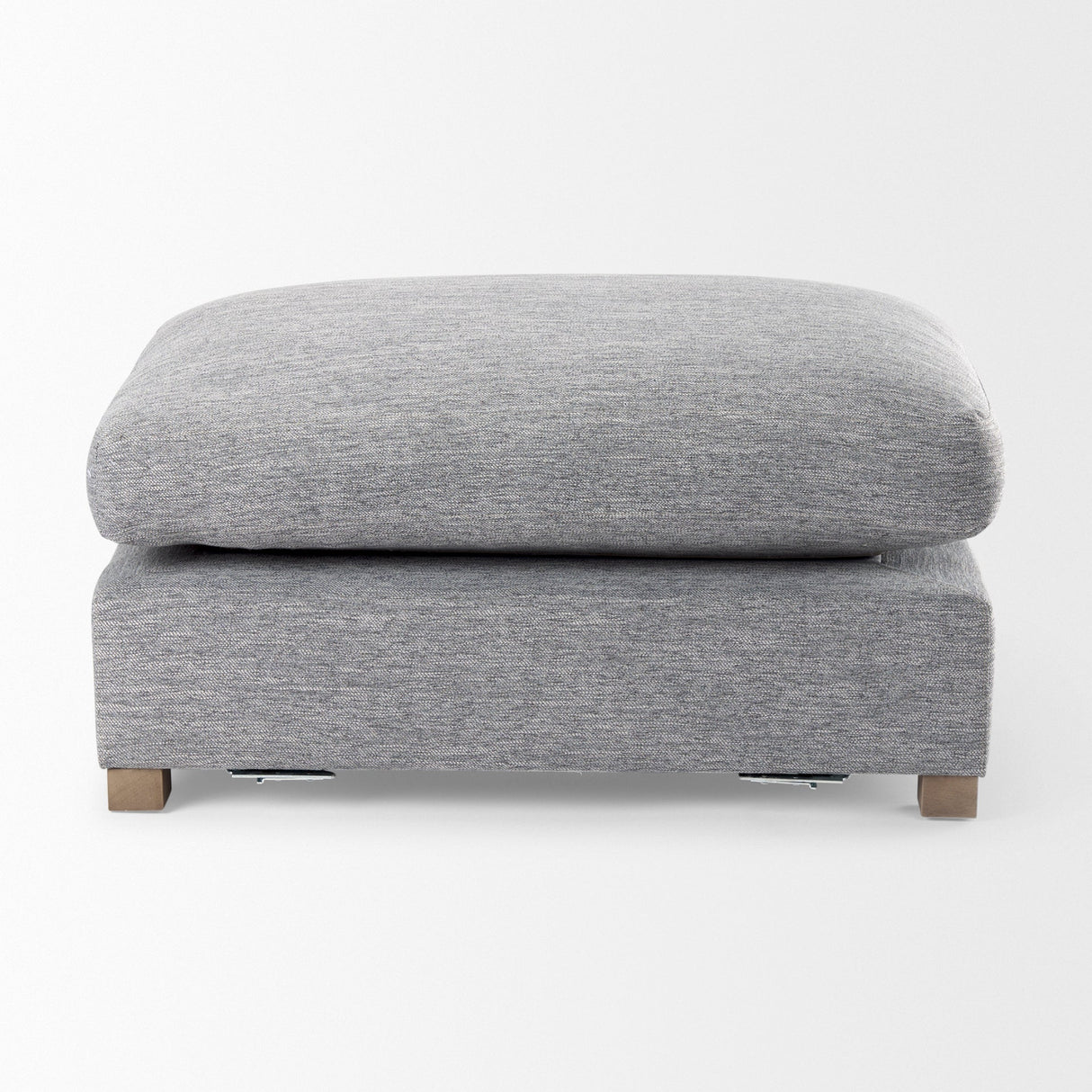 Valence 38.6L x 26.0W x 17.7H Castlerock Gray 2/3 Ottoman Sectional Piece by Mercana at Eve Furniture