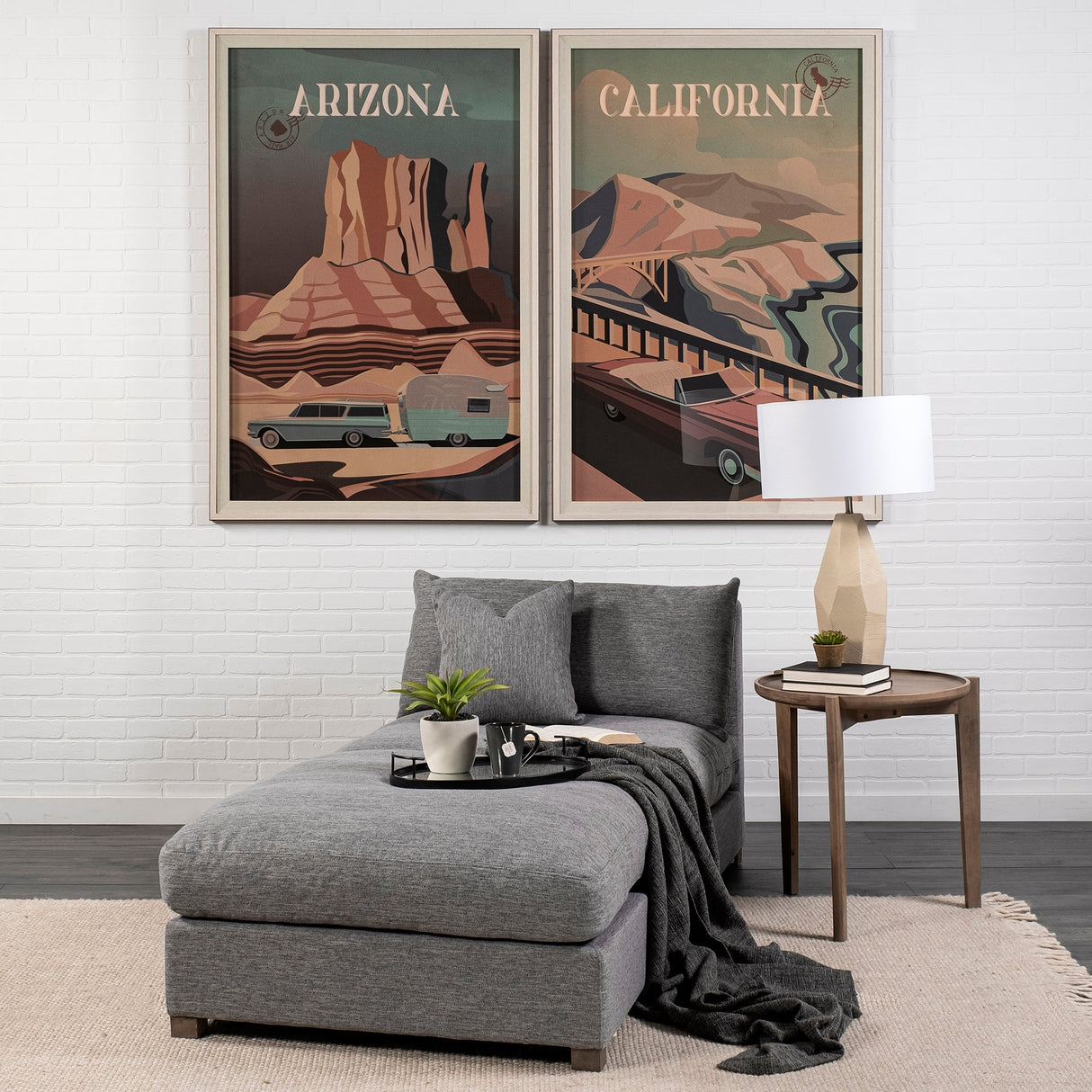 Valence 38.6L x 38.6W x 17.7H Castlerock Gray Full Size Ottoman Sectional Piece by Mercana at Eve Furniture