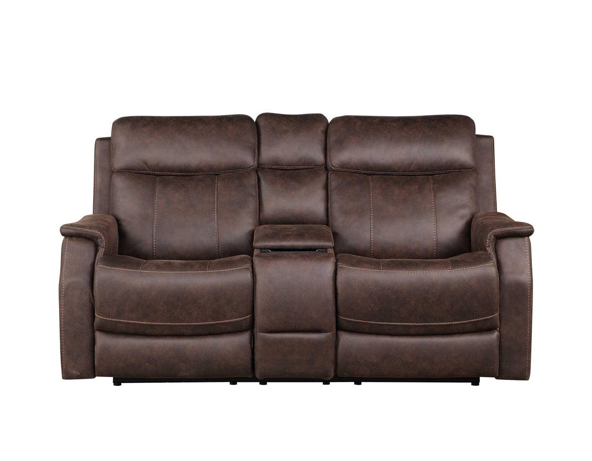 Valencia Walnut 3-Piece Dual Power Reclining Set by Steve Silver at Eve Furniture