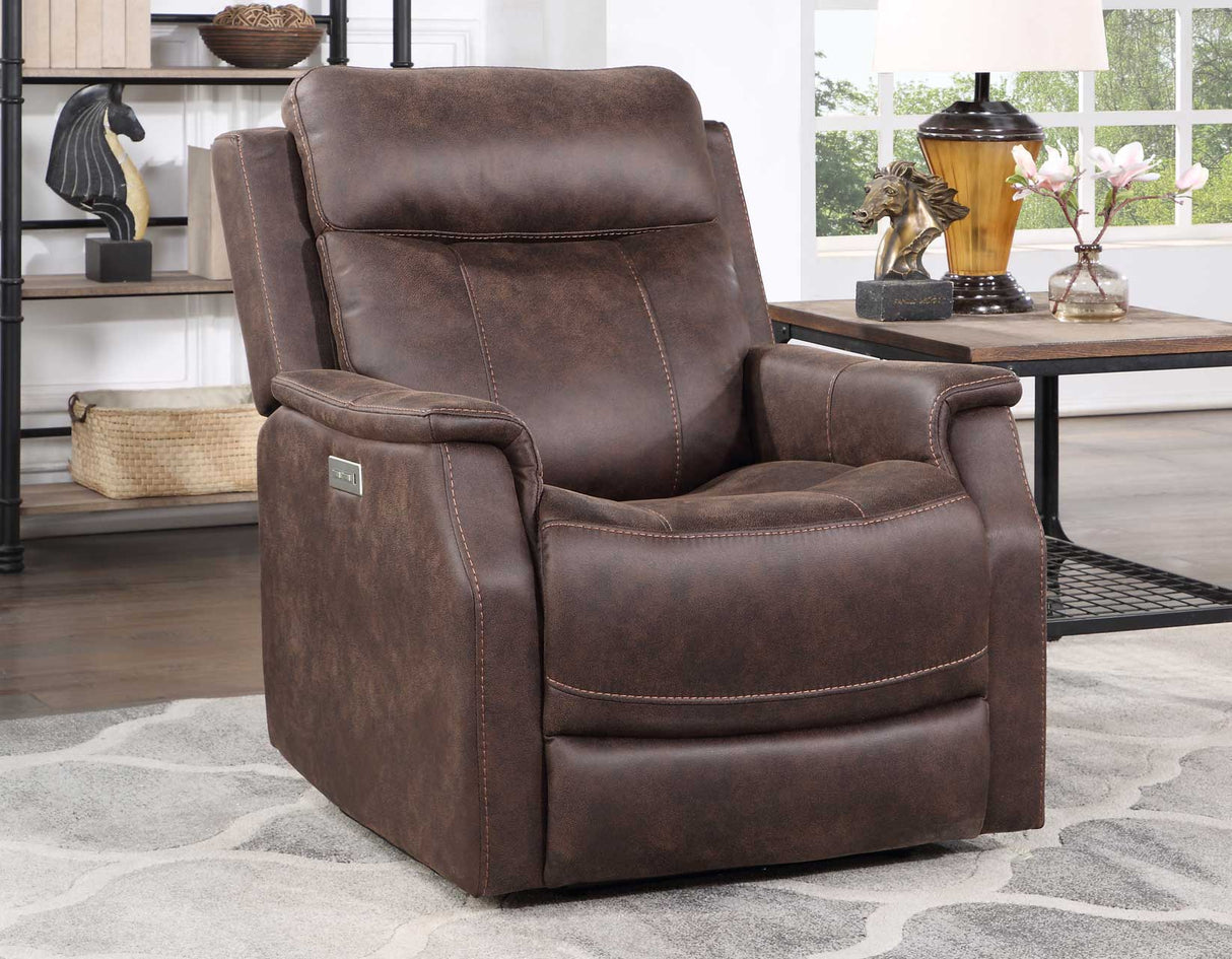 Valencia Walnut 3-Piece Dual Power Reclining Set by Steve Silver at Eve Furniture
