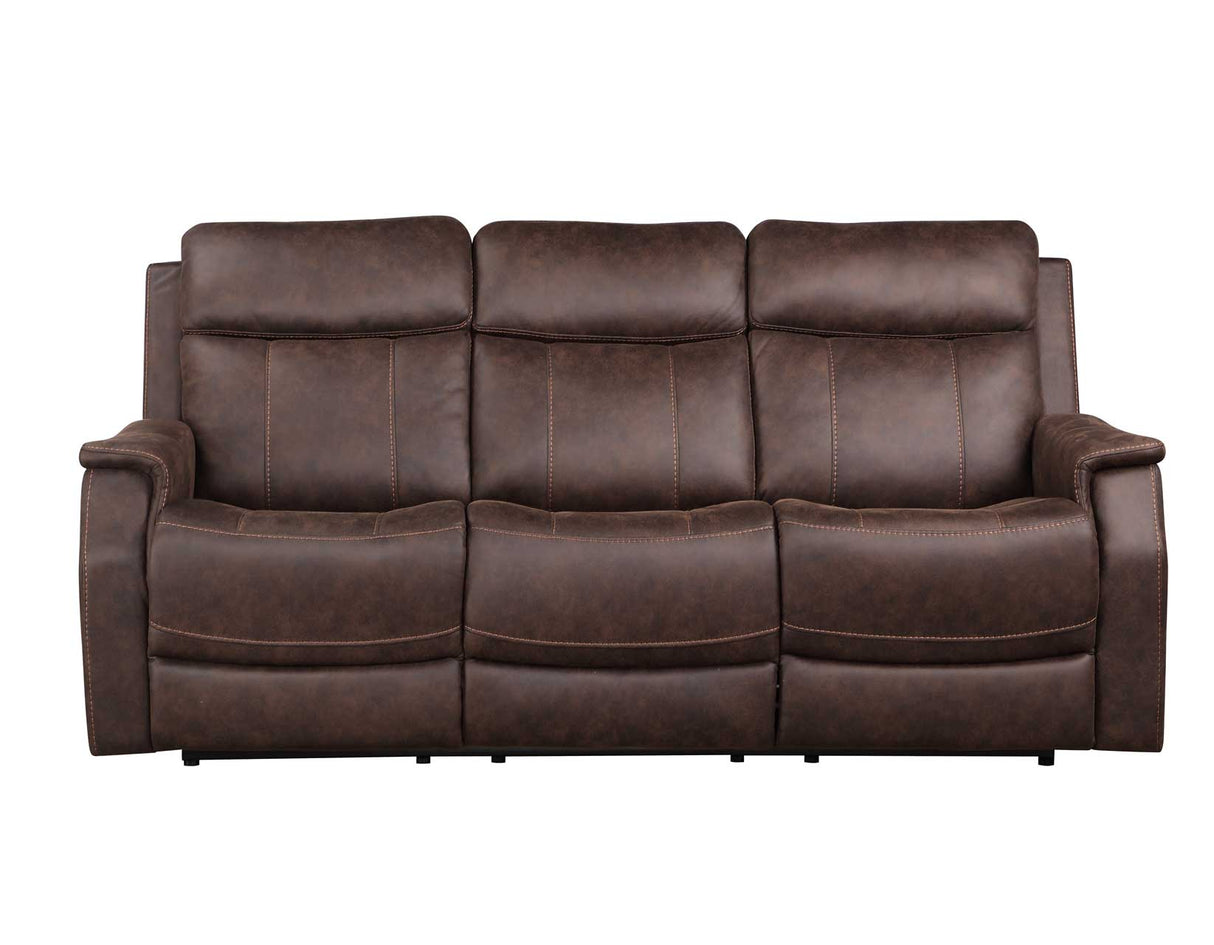 Valencia Walnut 3-Piece Dual Power Reclining Set by Steve Silver at Eve Furniture
