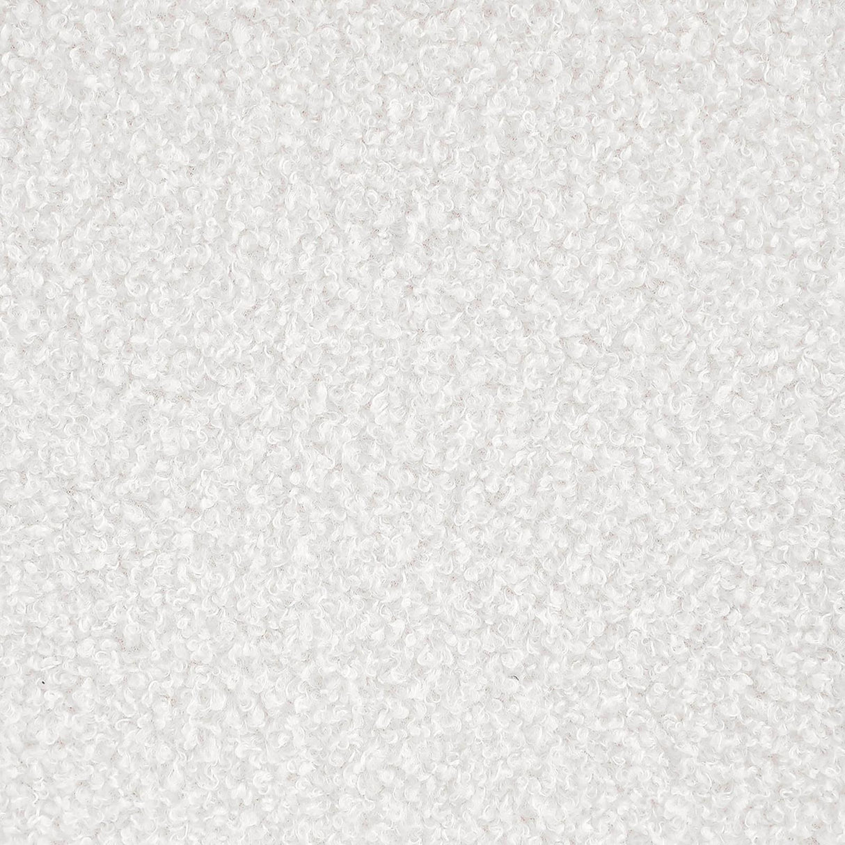 Valia Ivory Faux Sheepskin Upholstered Round Storage Ottoman by Coaster at Eve Furniture