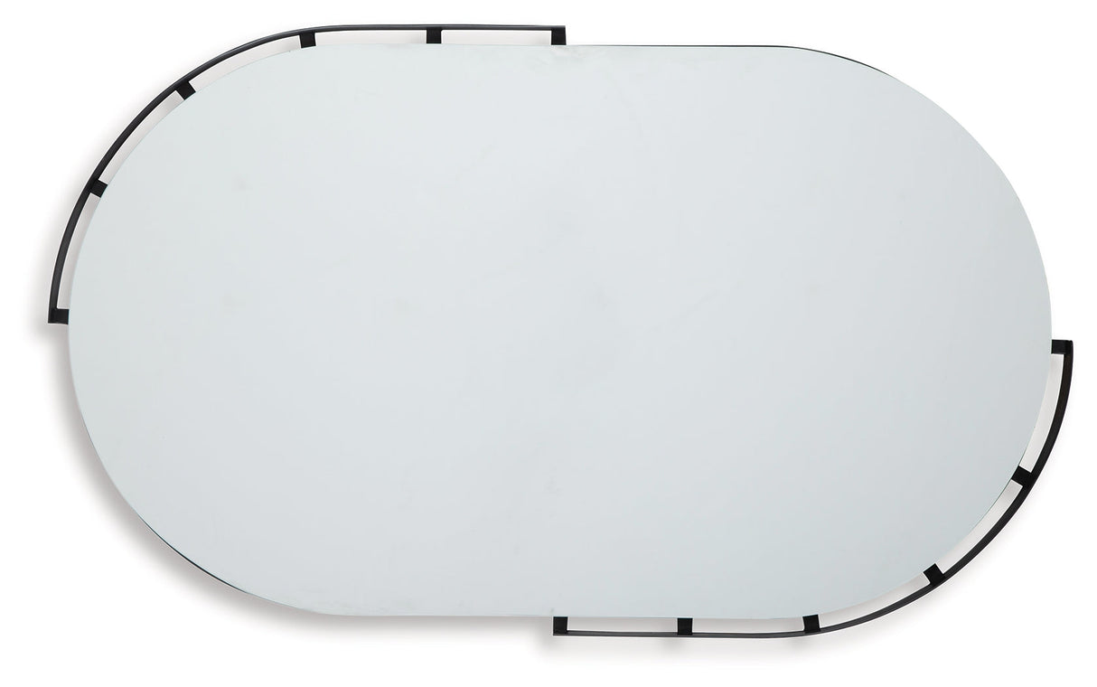 Valkings Black Accent Mirror (Set of 2) by Ashley at Eve Furniture