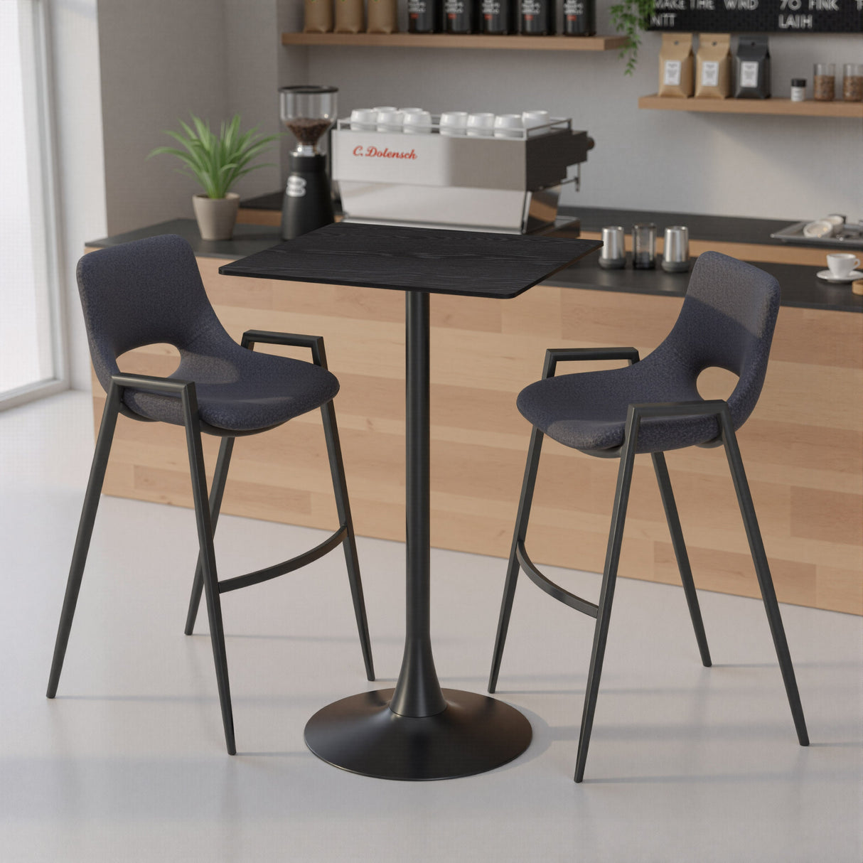 Valleta Black Bar Table by Zuomod at Eve Furniture