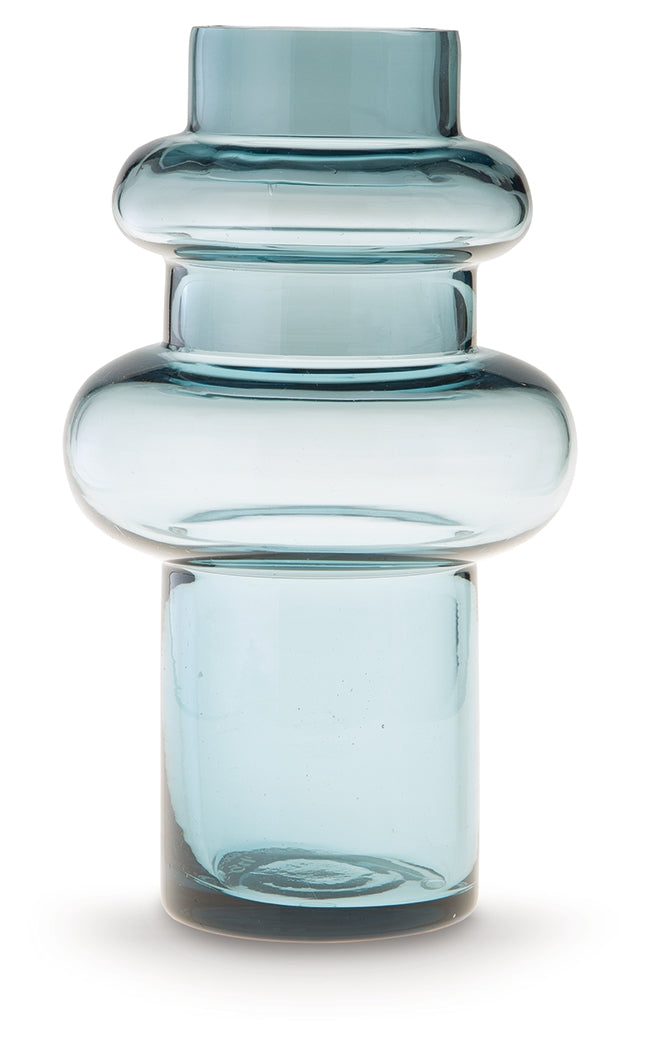 Vallmen Blue Vase by Ashley at Eve Furniture