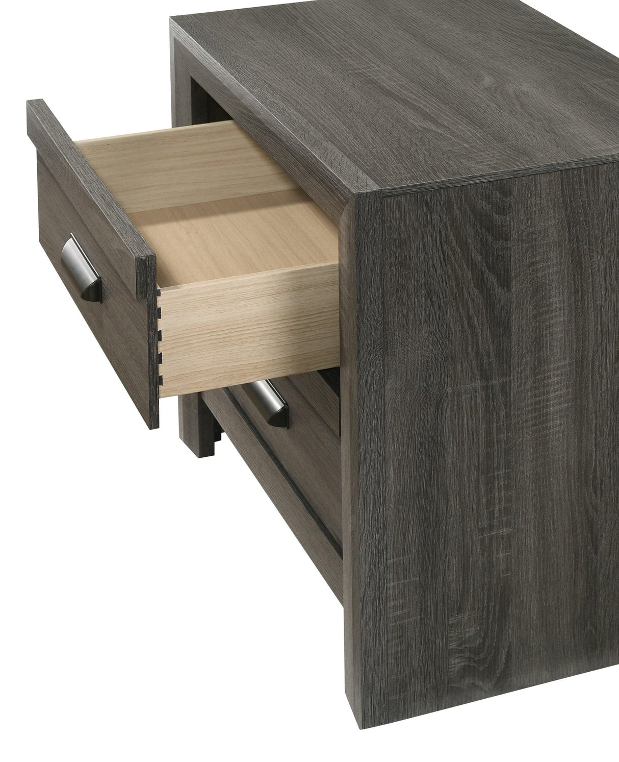 Valor Gray Nightstand by Crown Mark at Eve Furniture