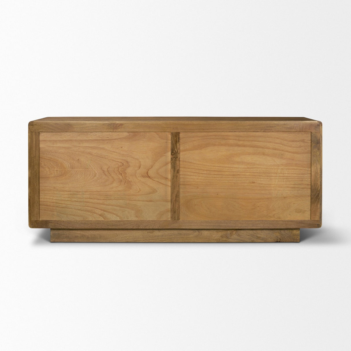 Valterra Dark Brown Wood w/ Cappuccino Marble 4 Door Sideboard by Mercana at Eve Furniture