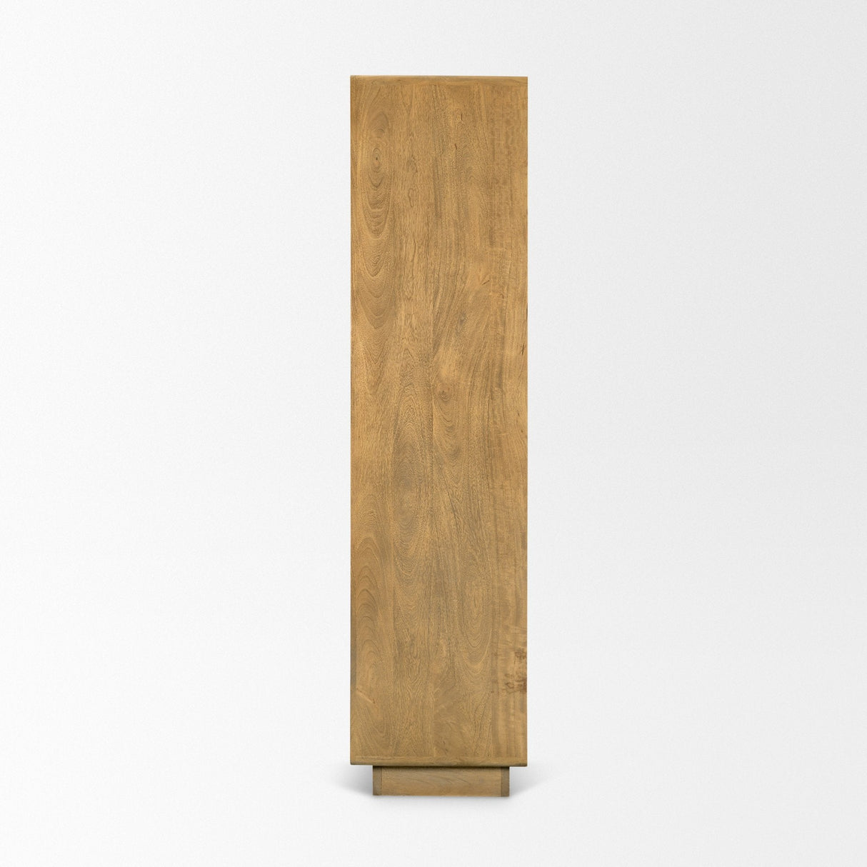 Valterra Light Brown Wood w/ Travertine 4 Door Tall Cabinet by Mercana at Eve Furniture