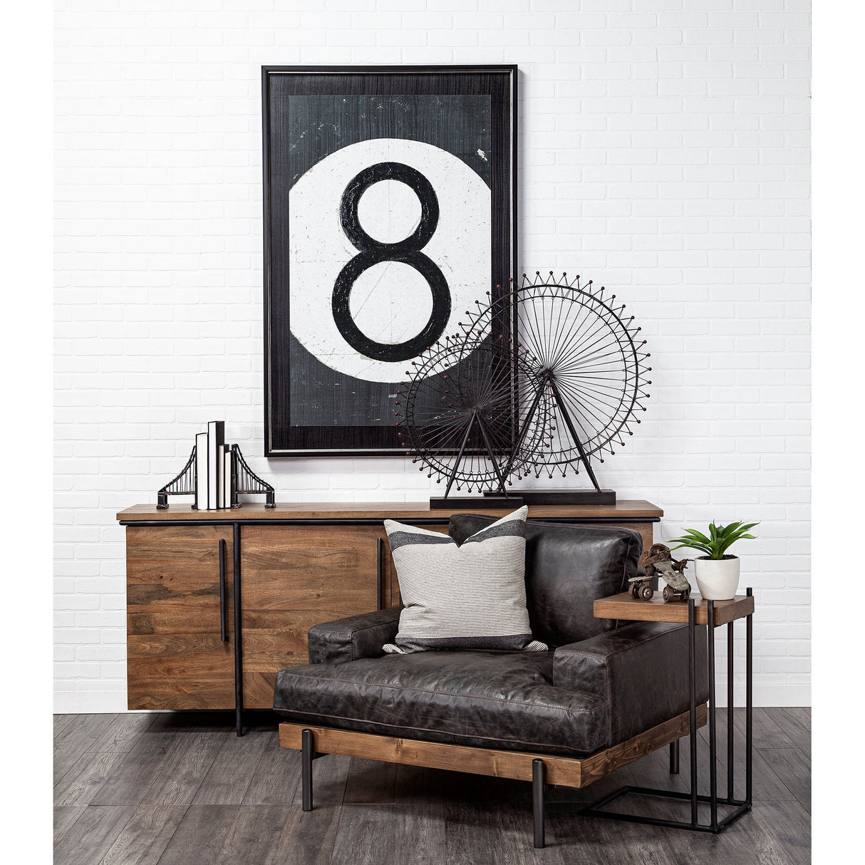 Value Collector 8 by Mercana Studio a Hand Embellished Textured Framed Art Print by Mercana at Eve Furniture