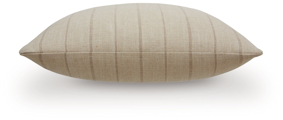 Valwick Beige/Brown Pillow (Set of 4) by Ashley at Eve Furniture