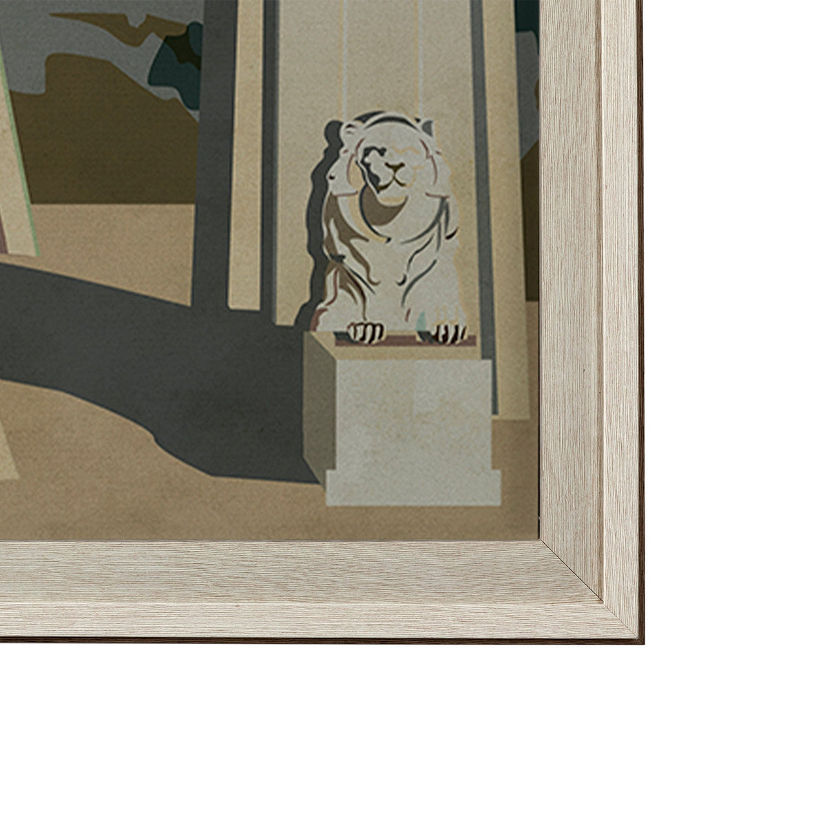 Vancouver Go Canada (XL) by Mercana Studio a Hand Embellished Decograph Framed Art Print under Glass by Mercana at Eve Furniture