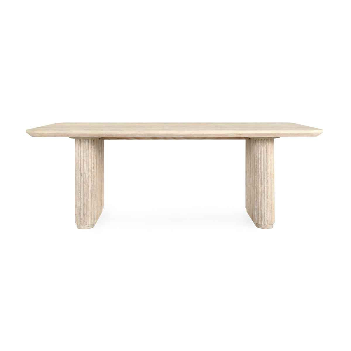 Vander Cream Wash Dining Table by Classic Home at Eve Furniture