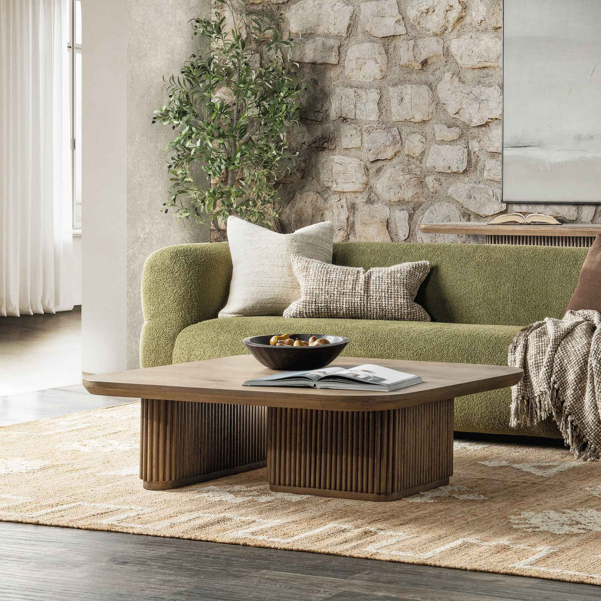 Vander Tawny Brown Coffee Table by Classic Home at Eve Furniture