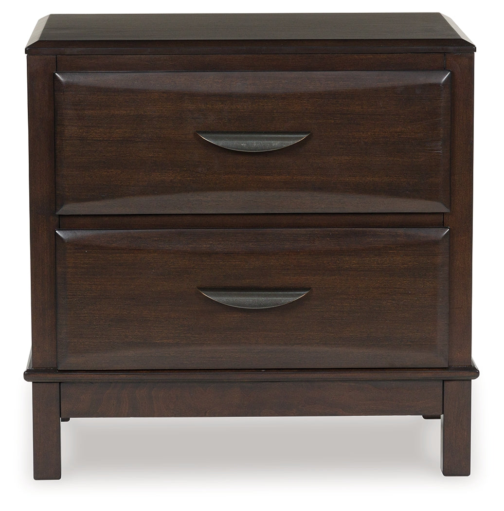 Vanmore Dark Brown Nightstand by Ashley at Eve Furniture