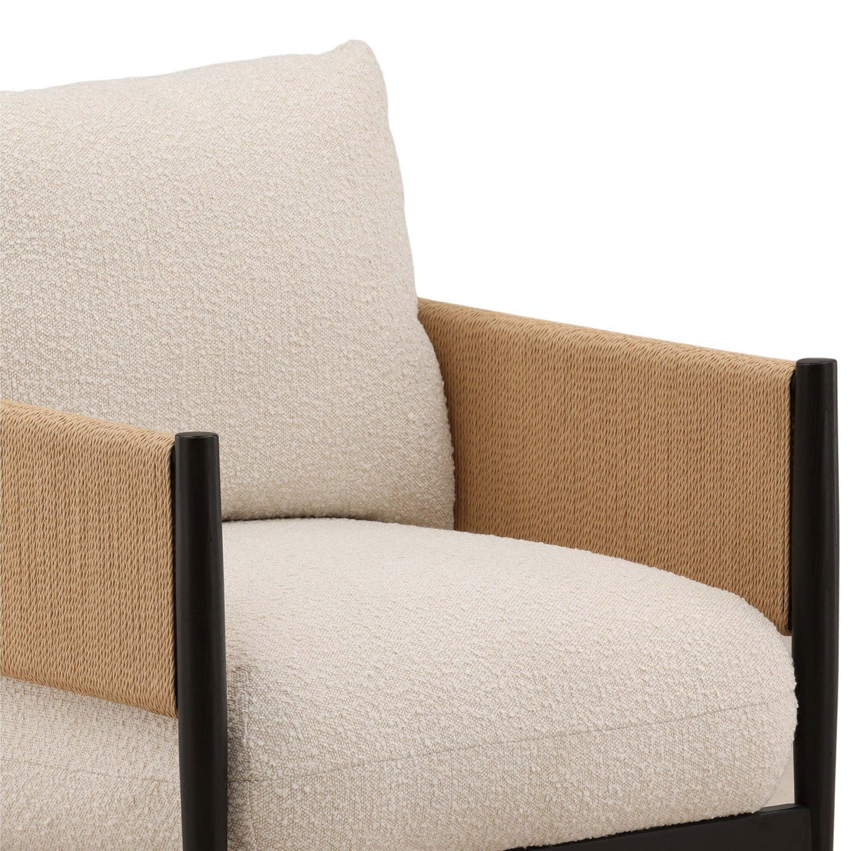 Vanora Chair, Cream by Dovetail at Eve Furniture