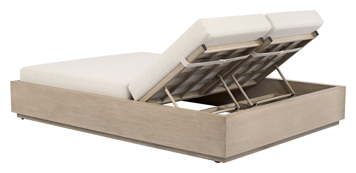 Varadero Gray Outdoor Beach Double Chaise by Zuomod at Eve Furniture