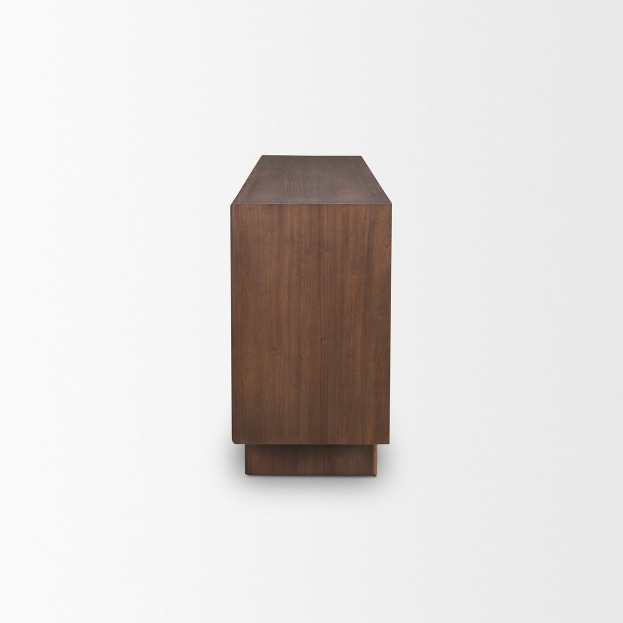 Varenna 4 Door Dark Brown Wood w/ Rope Handles Sideboard by Mercana at Eve Furniture