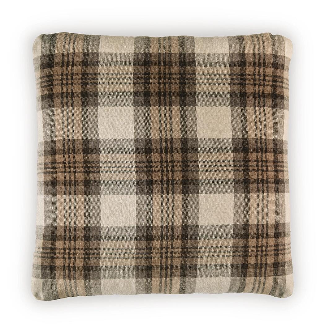 Varnburg Brown/Cream Pillow, Set of 4 by Ashley at Eve Furniture