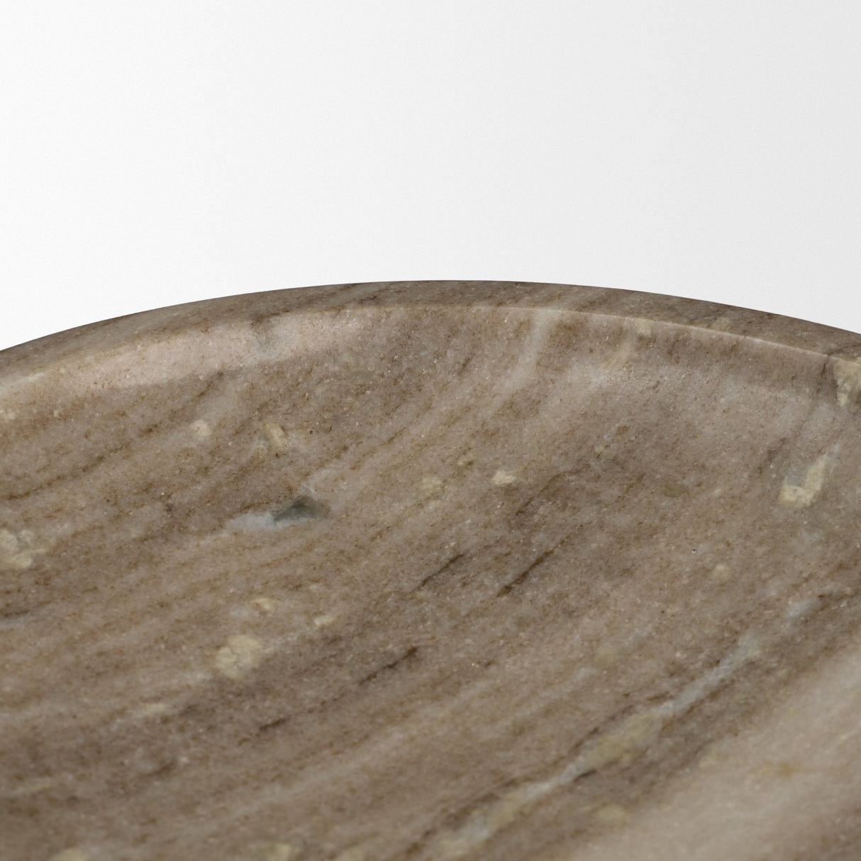 Vasca Gray Marble Decorative Pedestal Bowl by Mercana at Eve Furniture