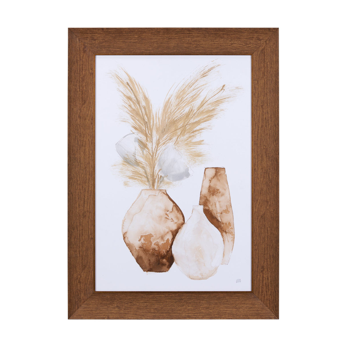 Vase Gray Pods by Mercana Studio a Hand Embellished Textured Framed Art Print by Mercana at Eve Furniture