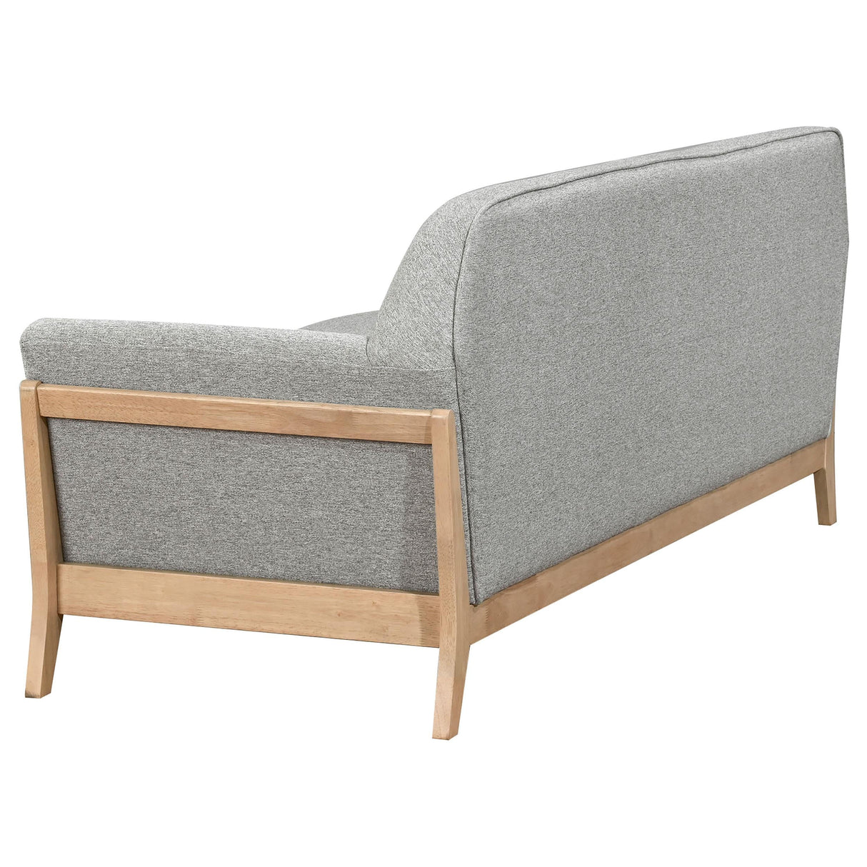 Vaughn 3-piece Fabric Upholstered Flared Arm Sofa Set Grey by Coaster at Eve Furniture