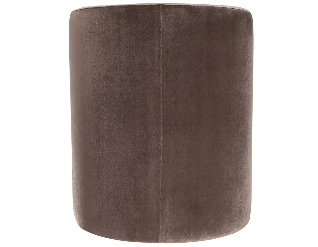 Vaughn 5-Piece Dining Room Set with Annie Barrel Chocolate Velvet Chairs by Steve Silver at Eve Furniture
