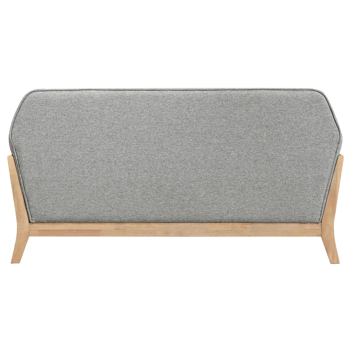 Vaughn Gray Fabric Upholstered Flared Arm Loveseat by Coaster at Eve Furniture