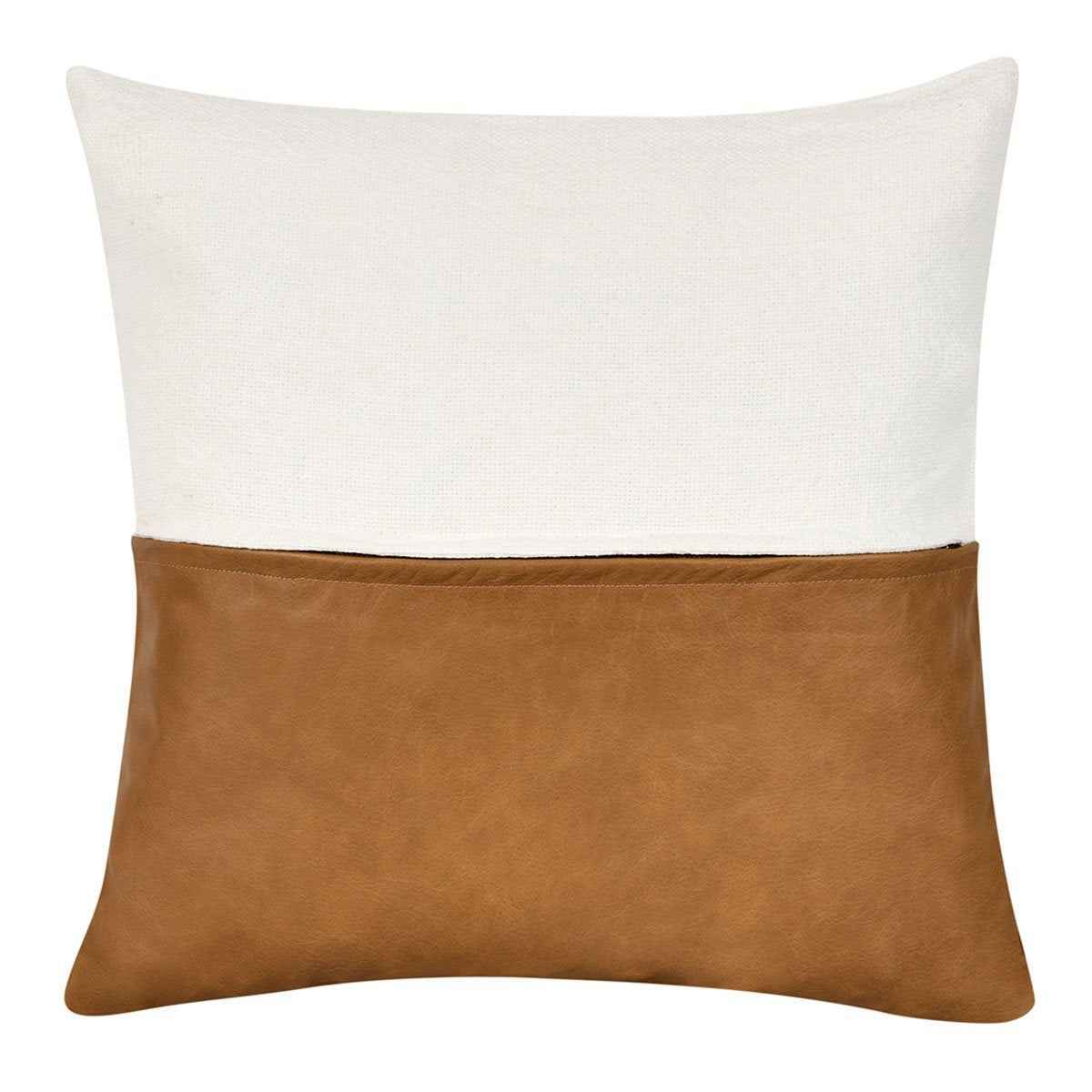VC Canyon Ivory/Chestnut 20x20 Throw Pillow (Set of 2) by Classic Home at Eve Furniture