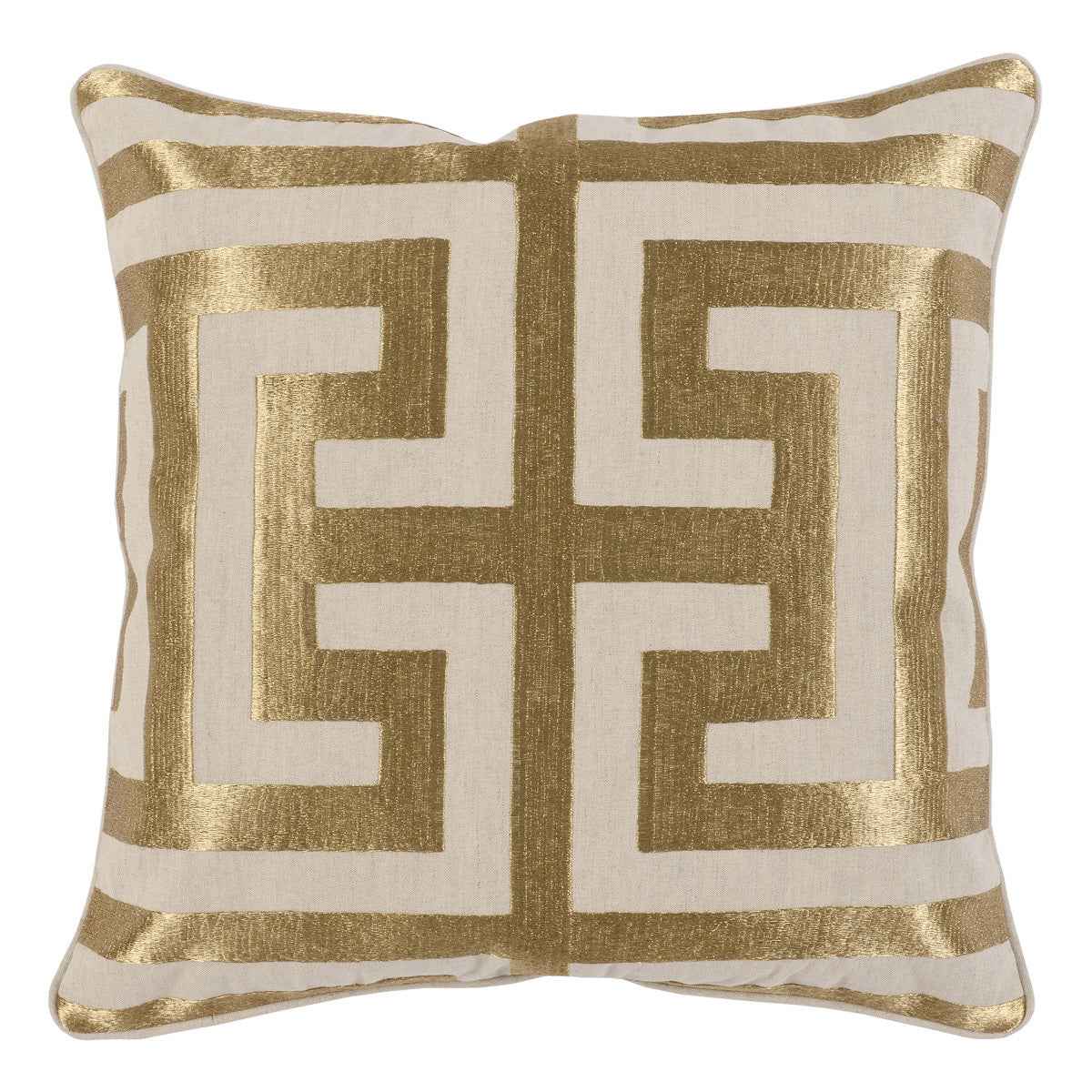 VC Capital Gold 22x22 Throw Pillow (Set of 2) by Classic Home at Eve Furniture