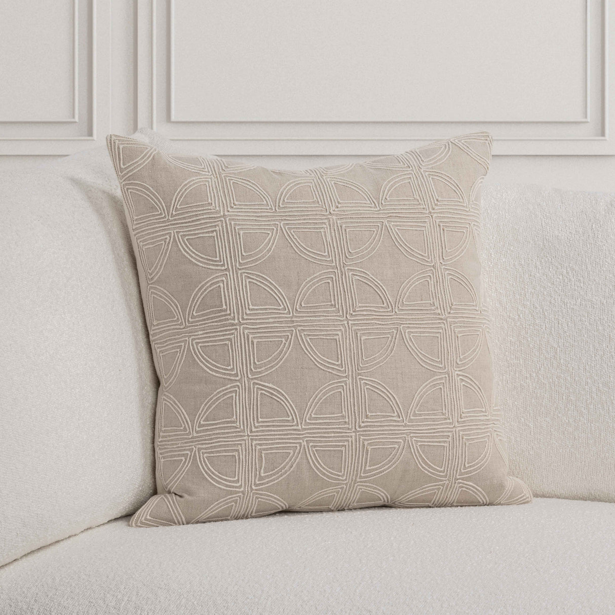 VC Elea Natural 22x22 Throw Pillow (Set of 2) by Classic Home at Eve Furniture