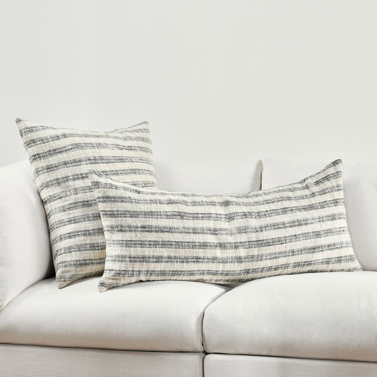 VC Linna Natural/Black Multiple Sizes Throw Pillow (Set of 2) by Classic Home at Eve Furniture