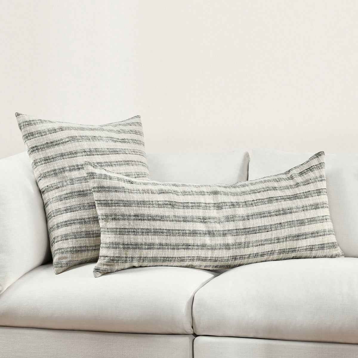 VC Linna Natural/Black Multiple Sizes Throw Pillow (Set of 2) by Classic Home at Eve Furniture