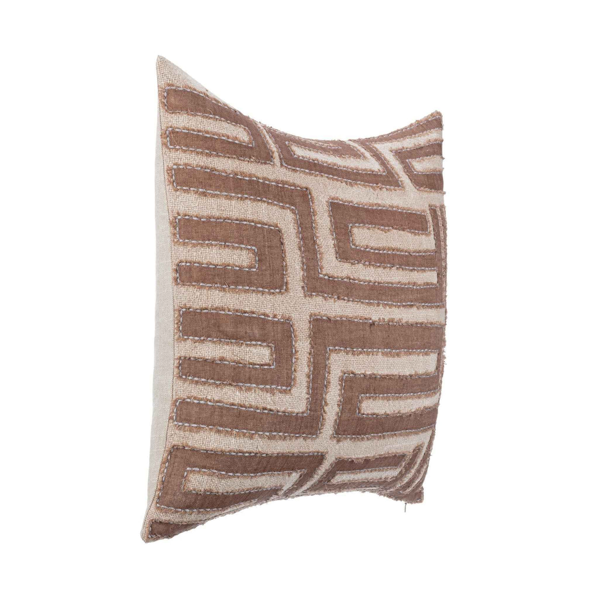 VC Mateo Sepia Brown/Natural 22x22 Throw Pillow (Set of 2) by Classic Home at Eve Furniture