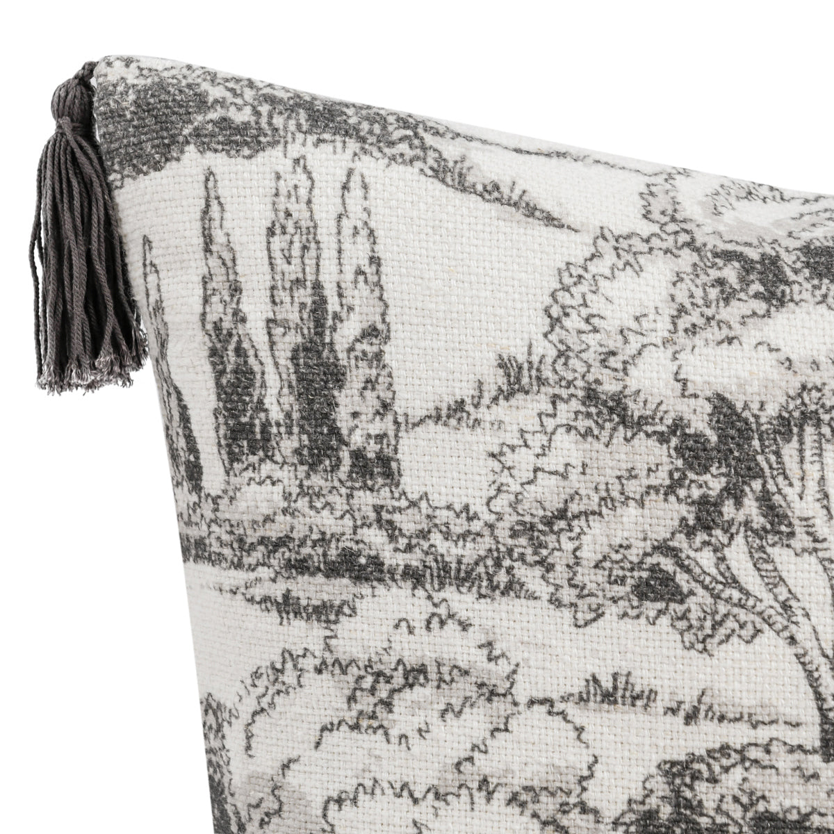 VC Stonework Charcoal 22x22 Throw Pillow (Set of 2) by Classic Home at Eve Furniture