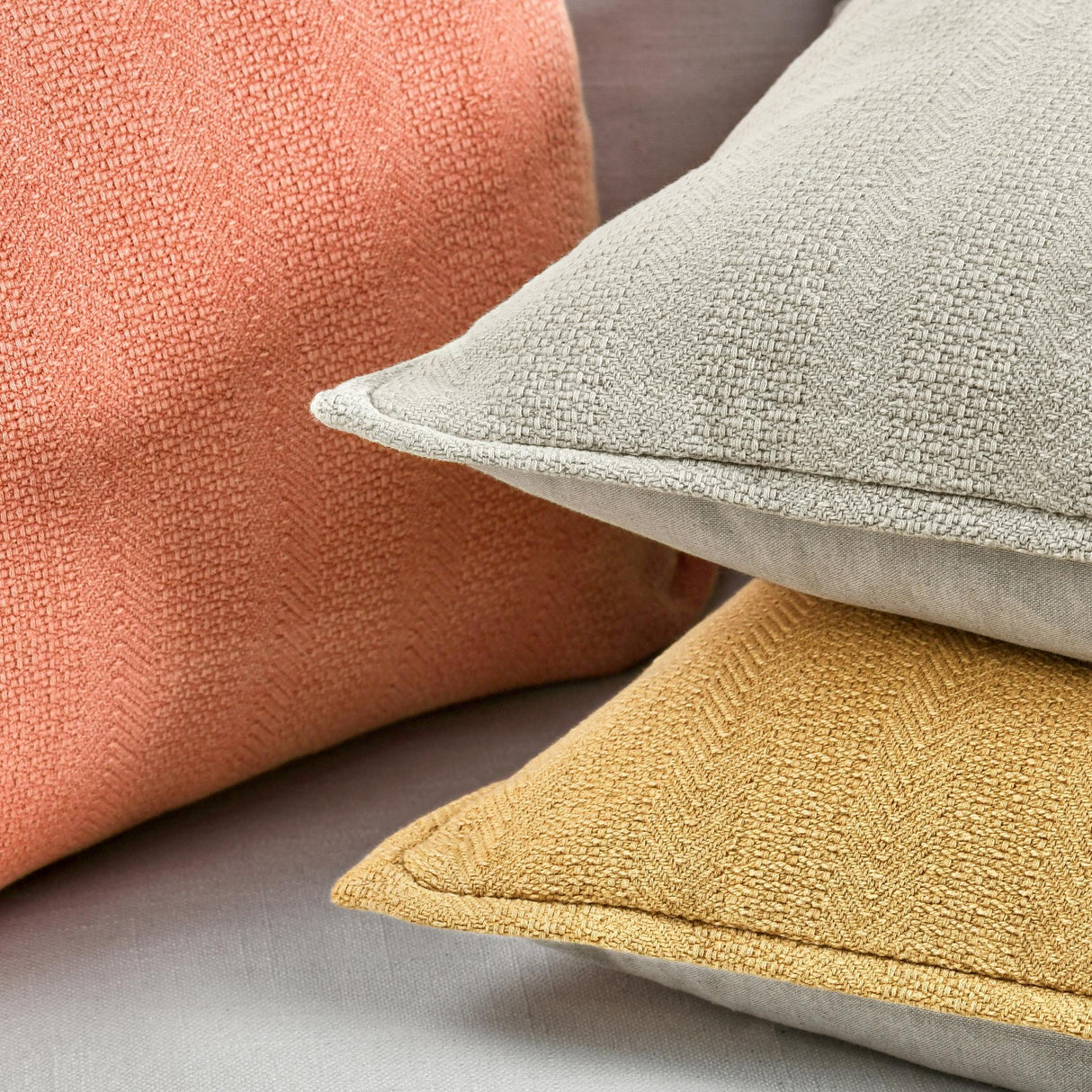 VE Rhodes Natural 18x18 Throw Pillow by Classic Home at Eve Furniture