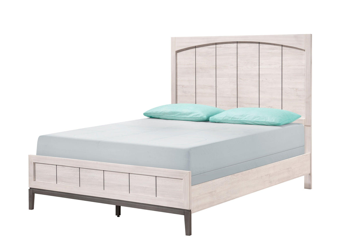 Veda Chalk Panel Bedroom Set by Crown Mark at Eve Furniture