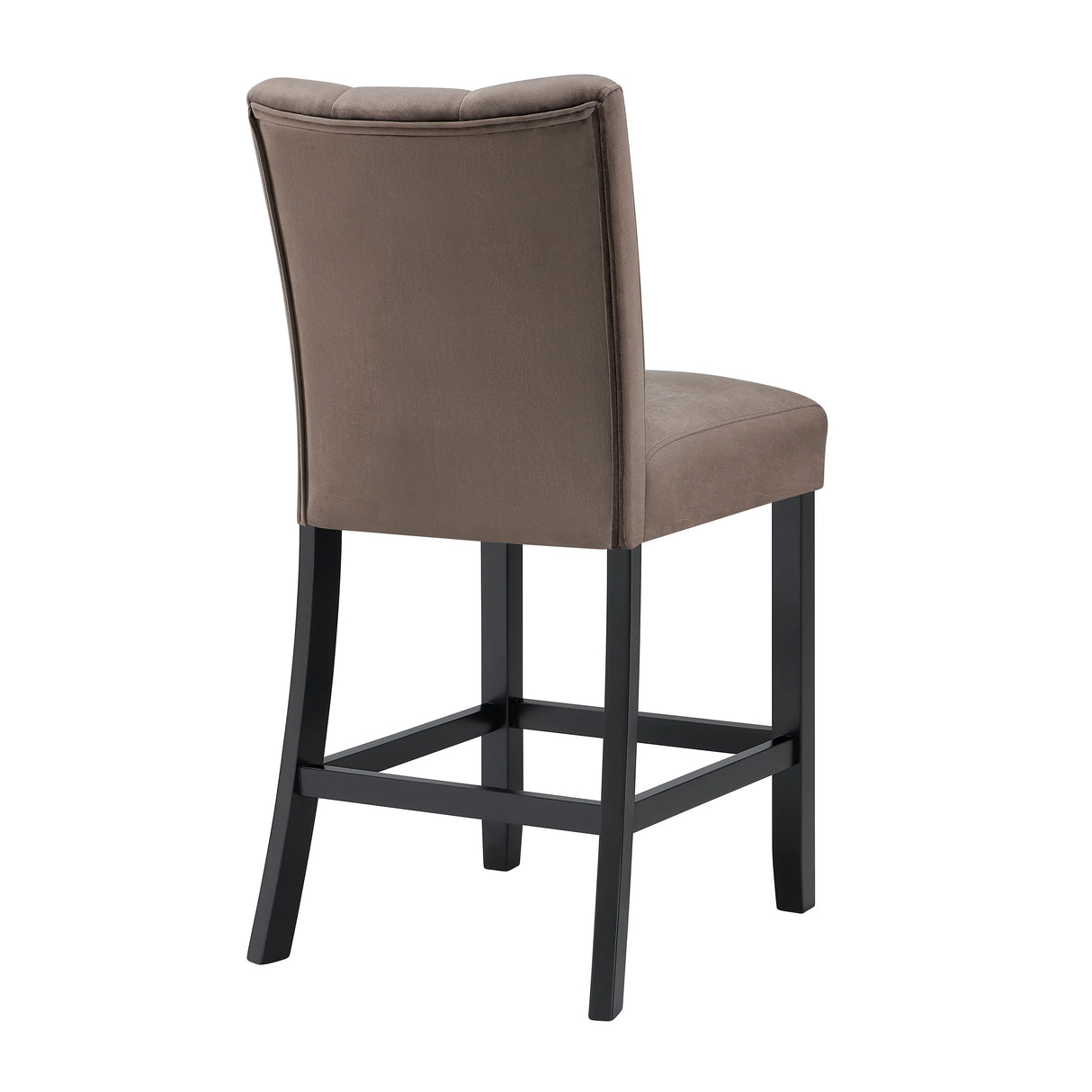 Vega Beige/Black Faux Marble Counter Height Set by Crown Mark at Eve Furniture