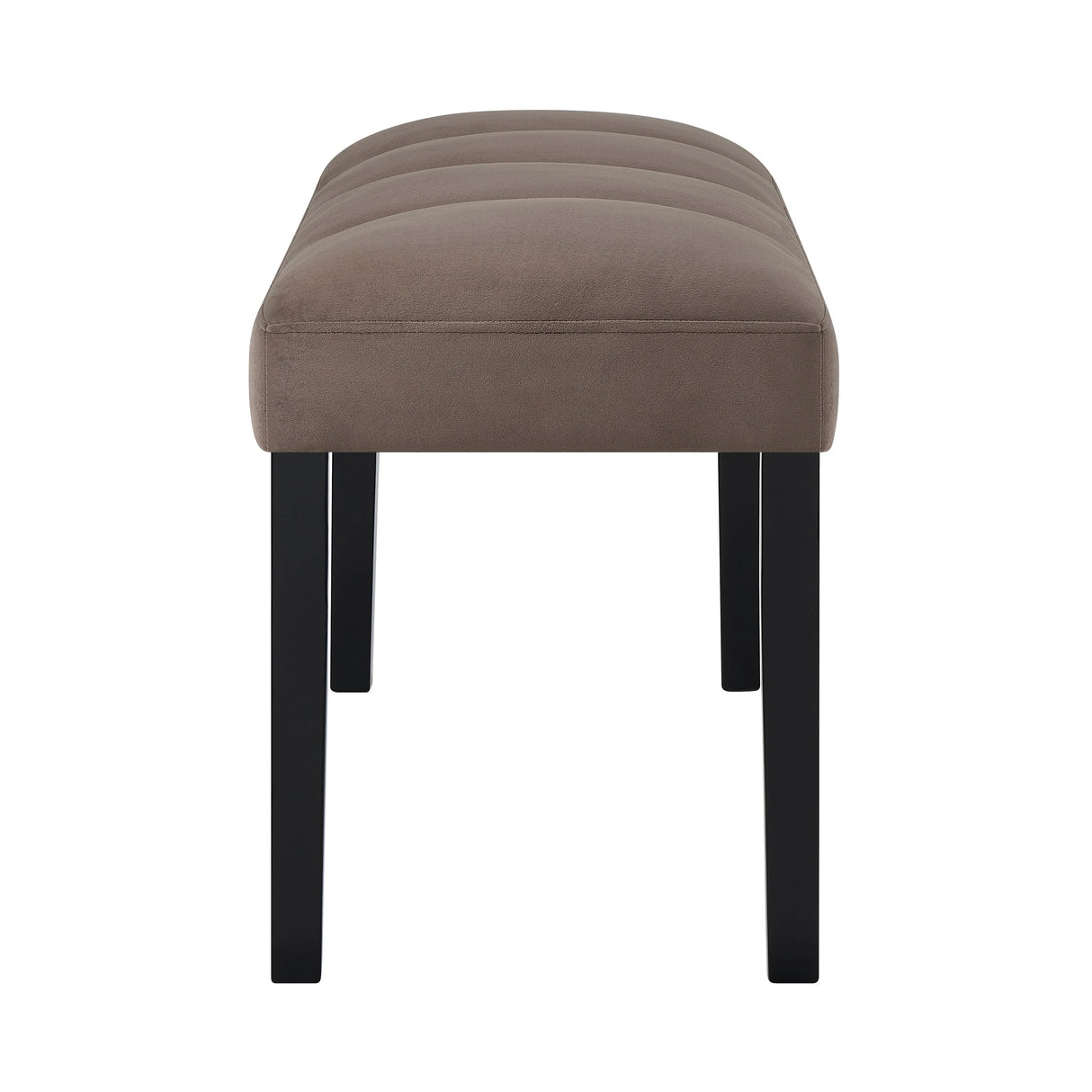 Vega Black/Brown Bench by Crown Mark at Eve Furniture