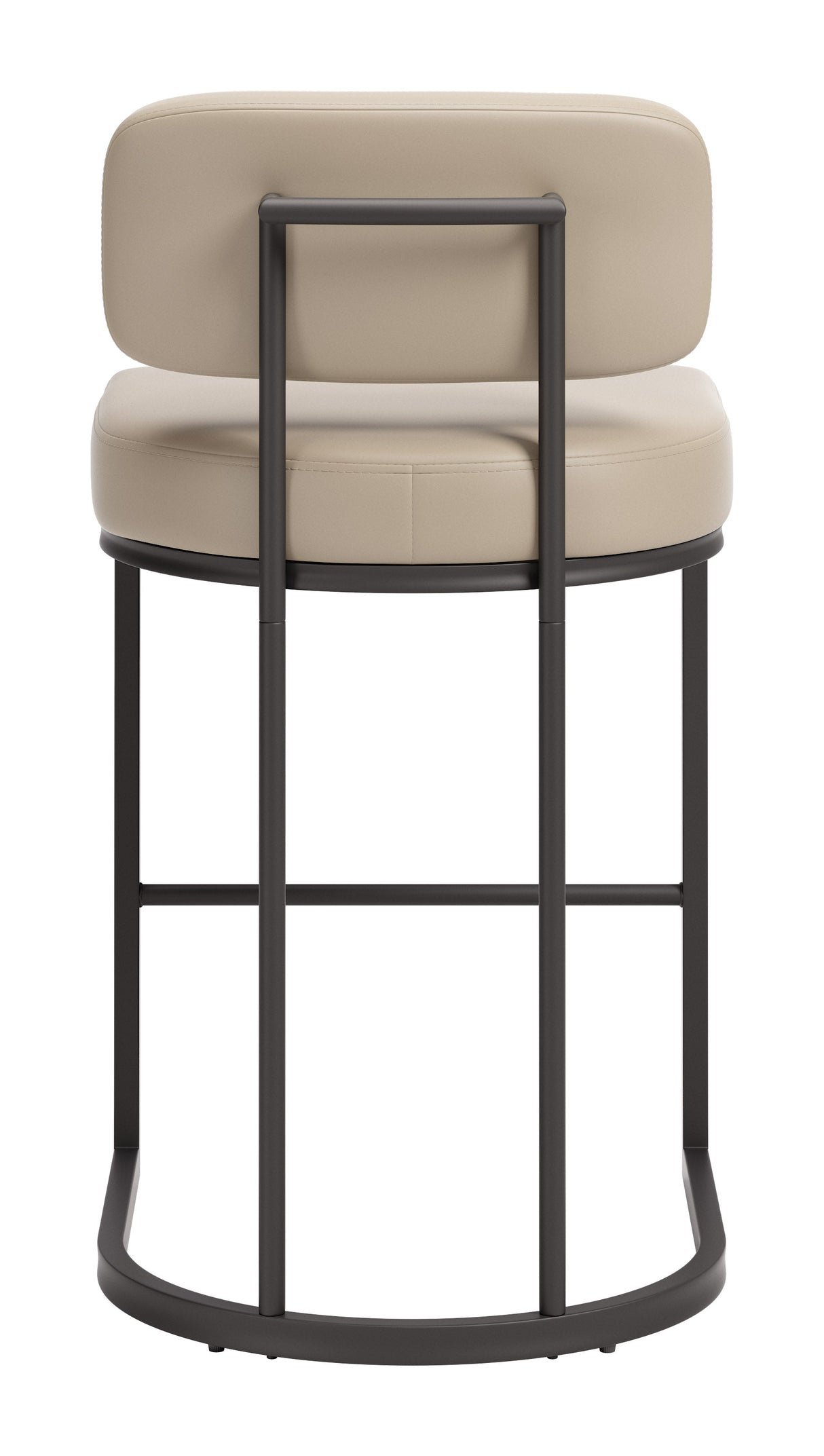 Velar Beige & Gray Counter Stool (Set of 2) by Zuomod at Eve Furniture