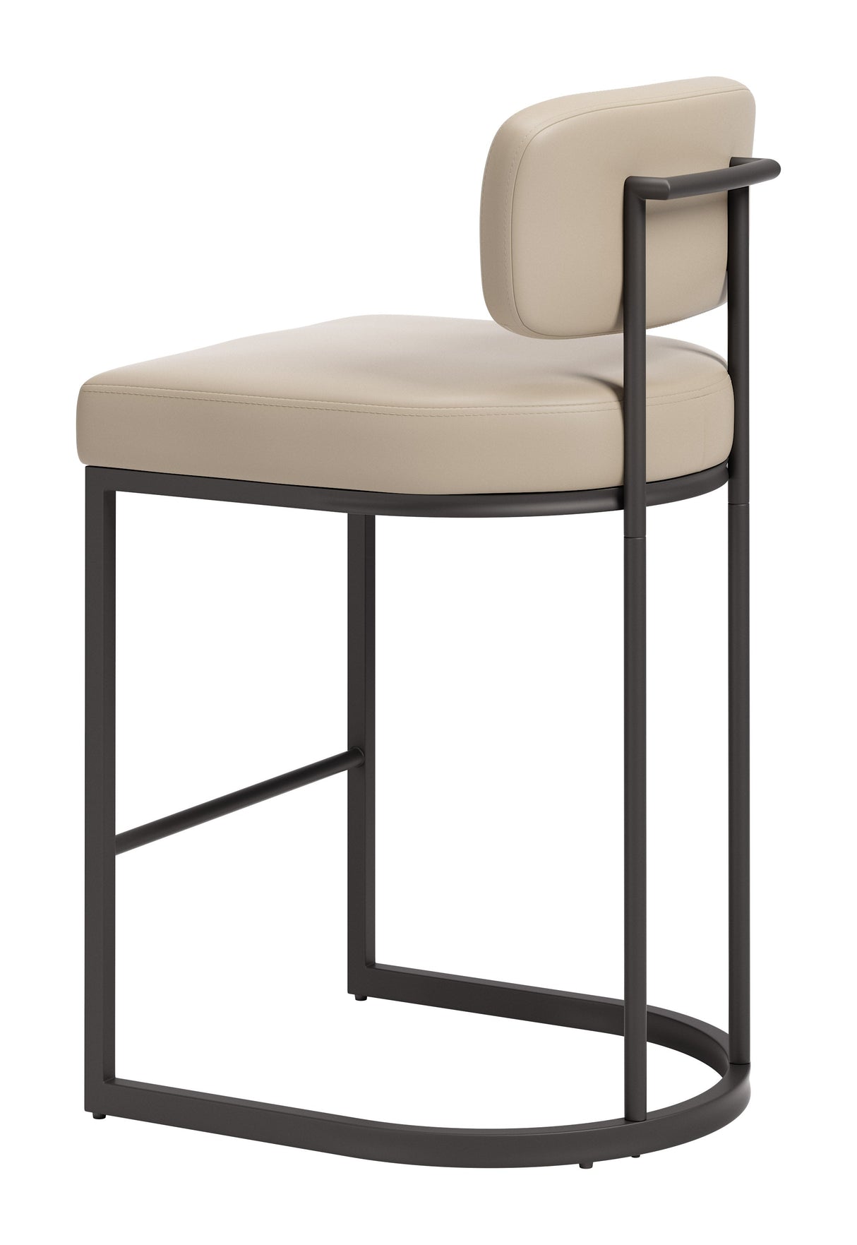 Velar Beige & Gray Counter Stool (Set of 2) by Zuomod at Eve Furniture