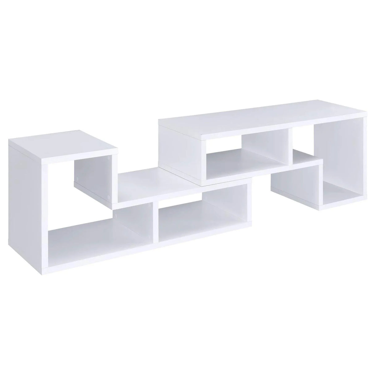 Velma White Convertible TV Console/Bookcase by Coaster at Eve Furniture