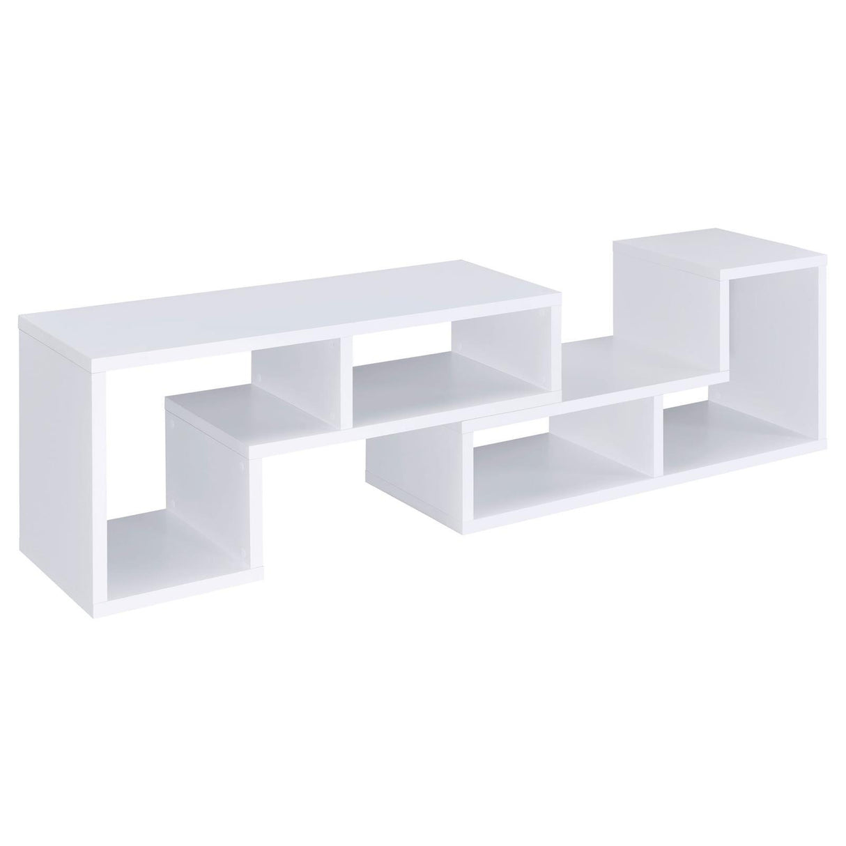 Velma White Convertible TV Console/Bookcase by Coaster at Eve Furniture