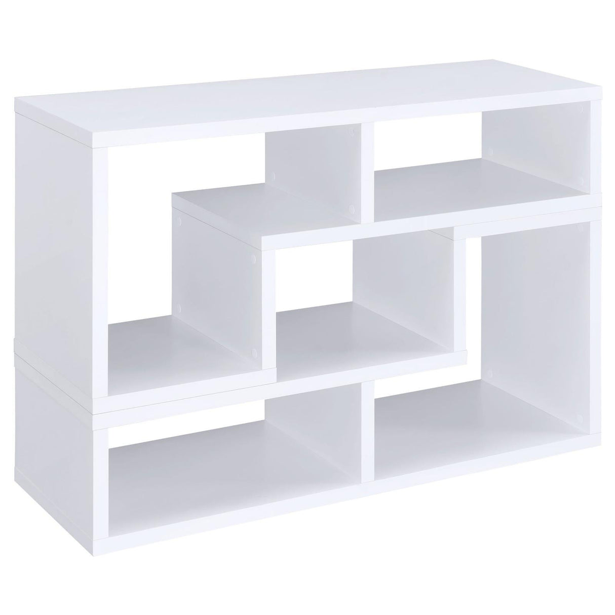 Velma White Convertible TV Console/Bookcase by Coaster at Eve Furniture