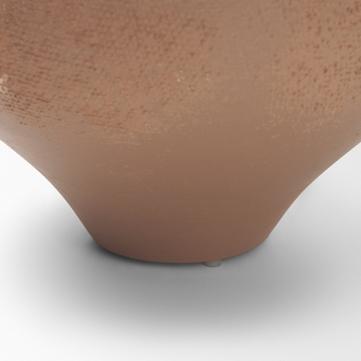 Velo Brown w/White Hand-Painted Terracotta Decorative Vase by Mercana at Eve Furniture