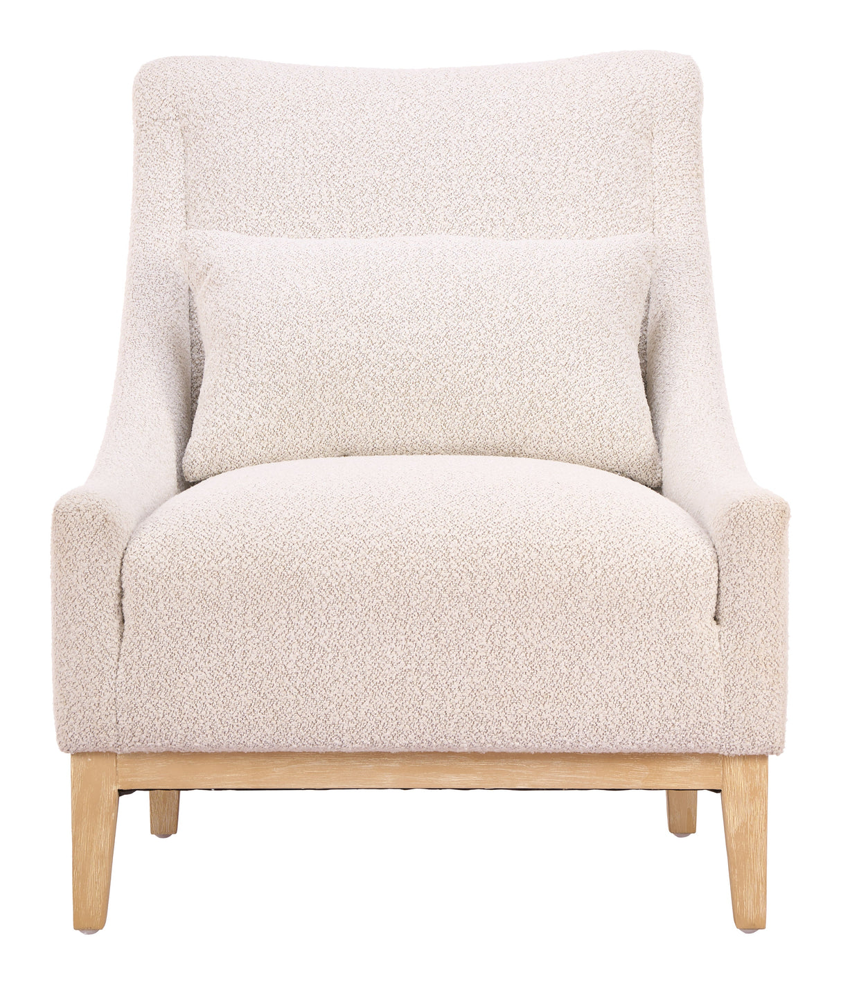 Velun Ivory Accent Chair by Zuomod at Eve Furniture