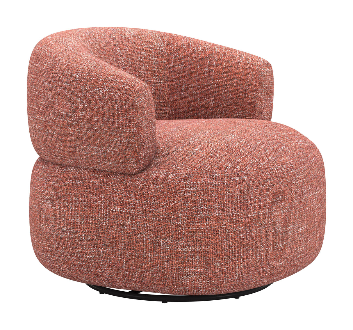Venezia Brown Swivel Chair by Zuomod at Eve Furniture