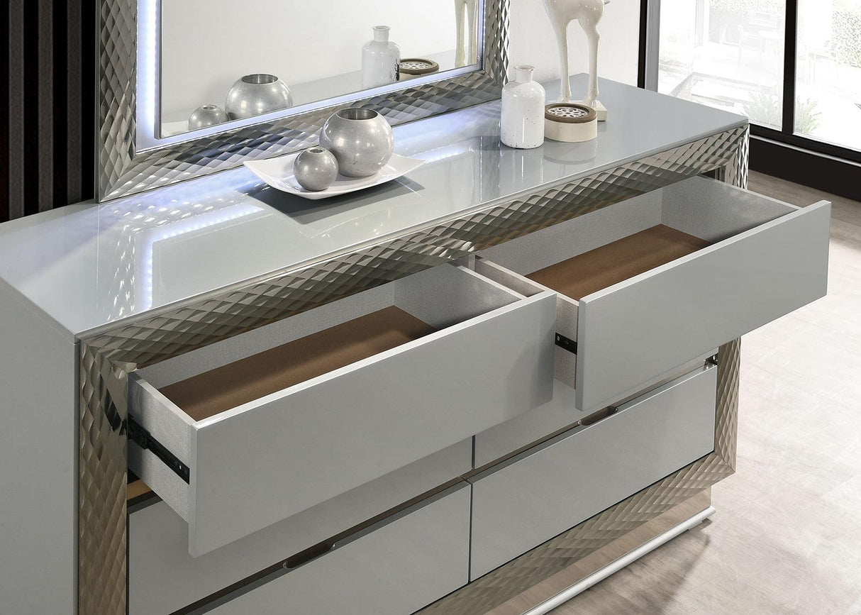 Ventnor Gray Dresser by Furniture of America at Eve Furniture