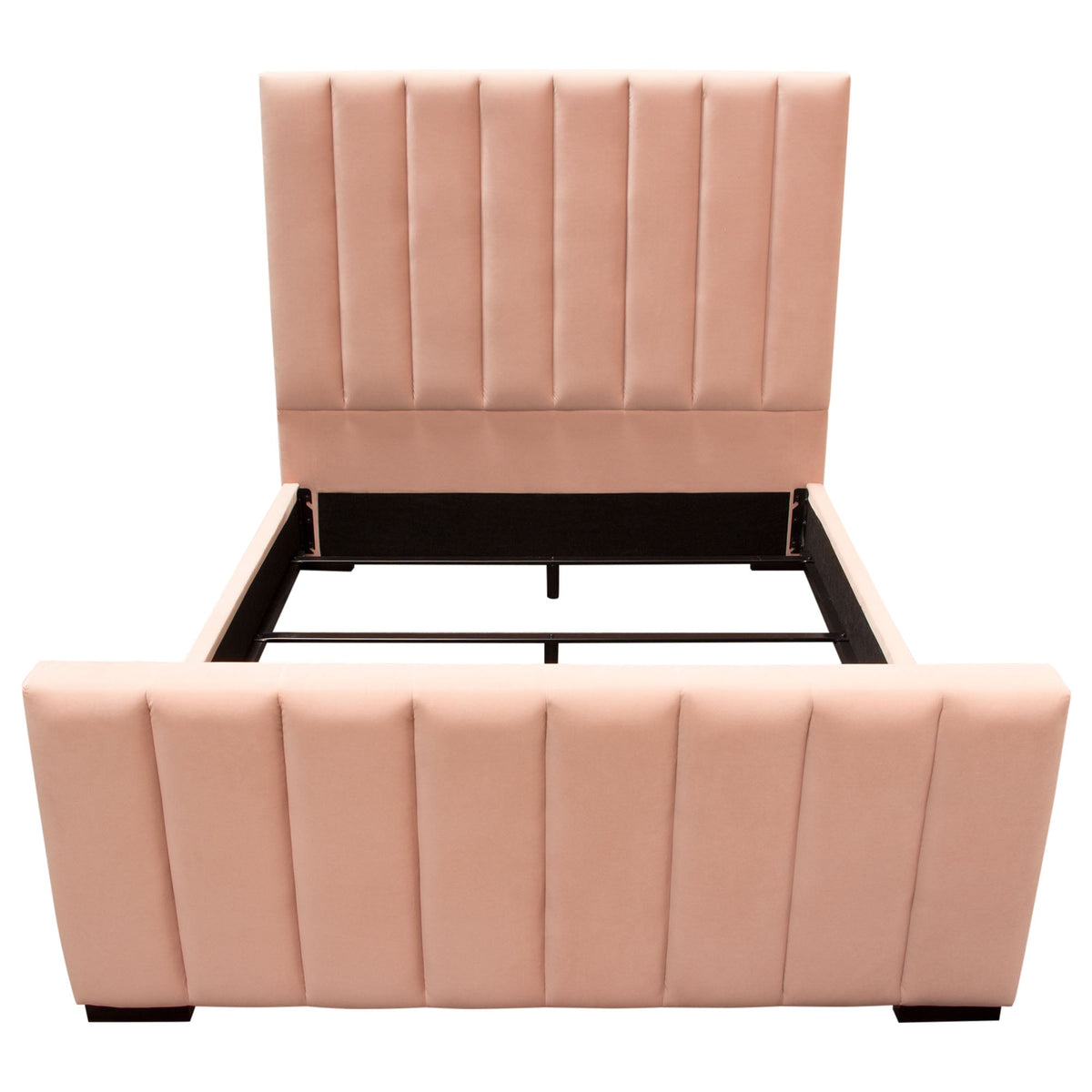 Venus Blush Pink Eastern King Bed by Diamond Sofa at Eve Furniture