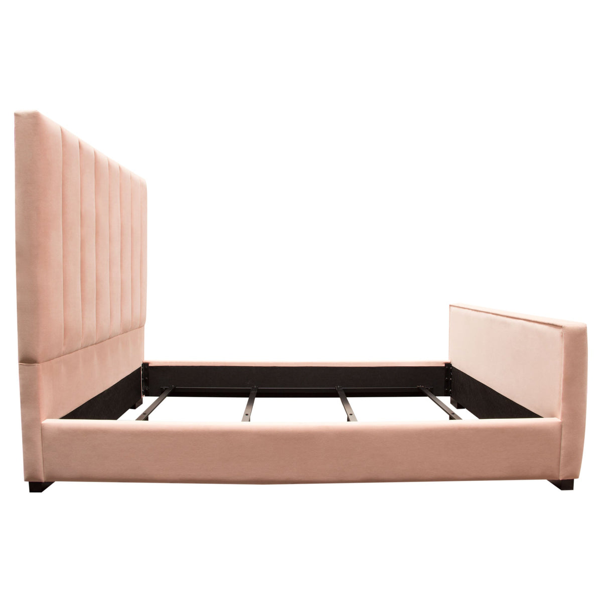 Venus Blush Pink Eastern King Bed by Diamond Sofa at Eve Furniture