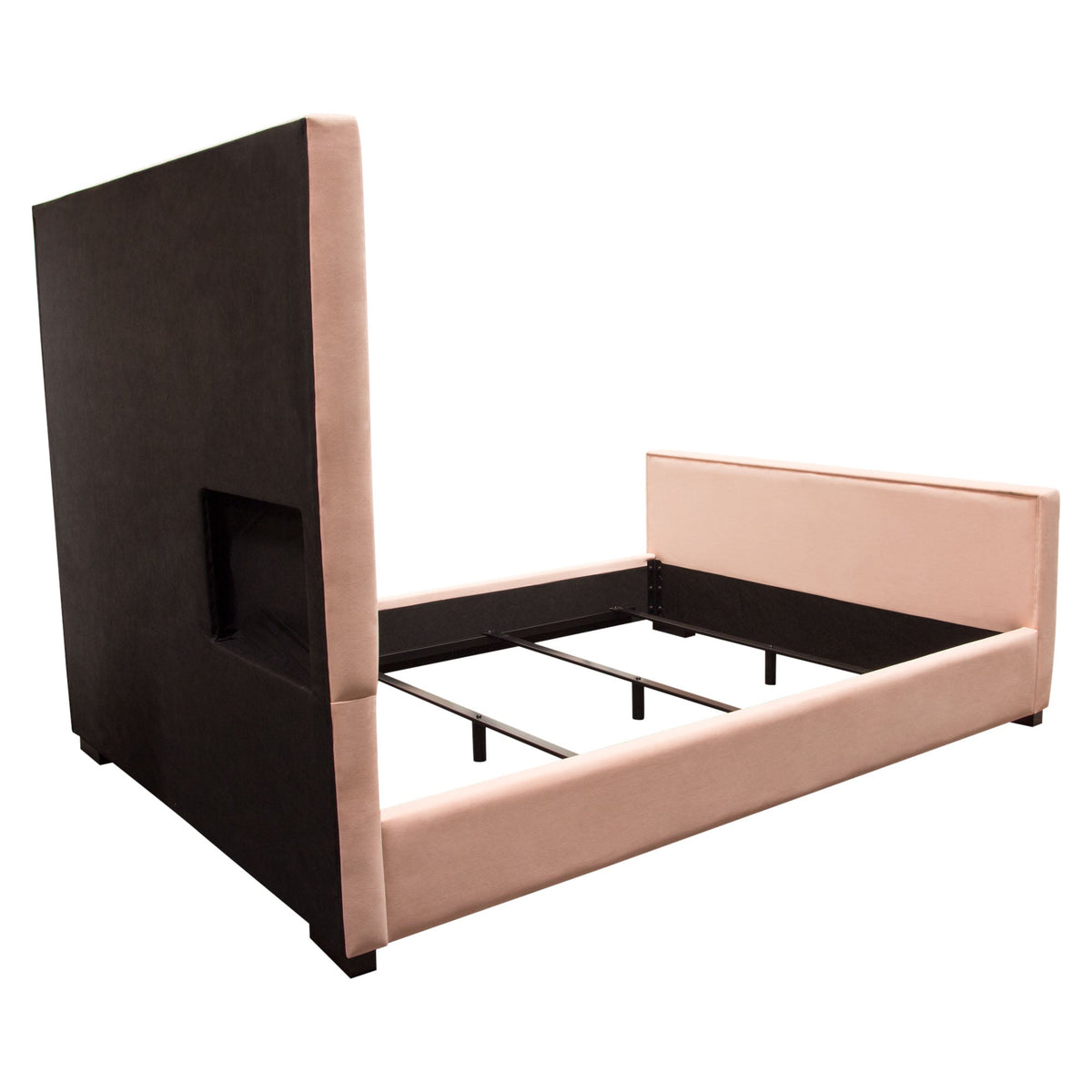 Venus Blush Pink Eastern King Bed by Diamond Sofa at Eve Furniture